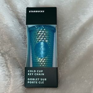 Starbucks key chain Glacier Blue Ombré